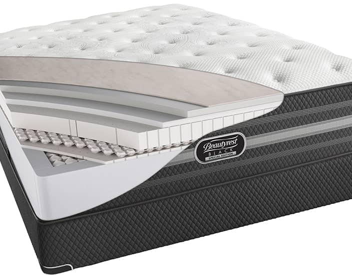 plush mattress beautyrest layers